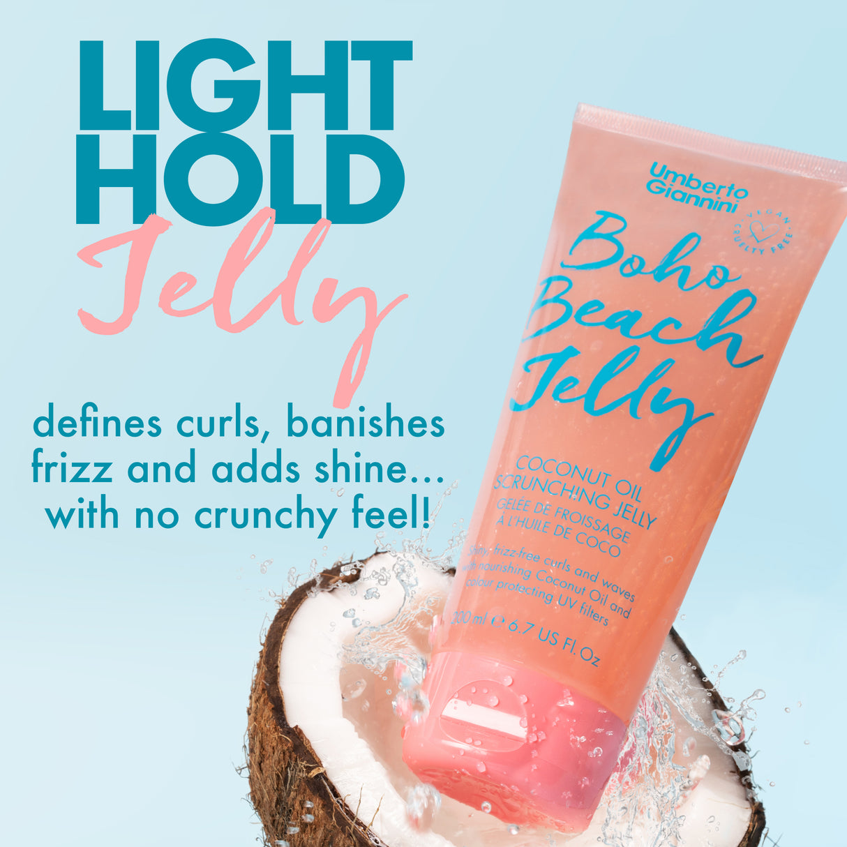 Boho Beach Jelly Coconut Oil Scrunching Jelly 200ml