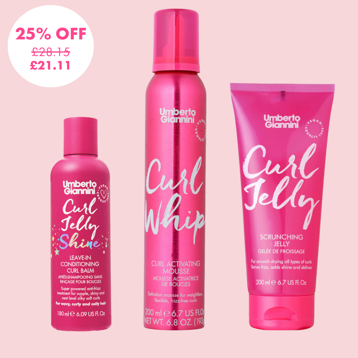 Curl Type 3 Trio