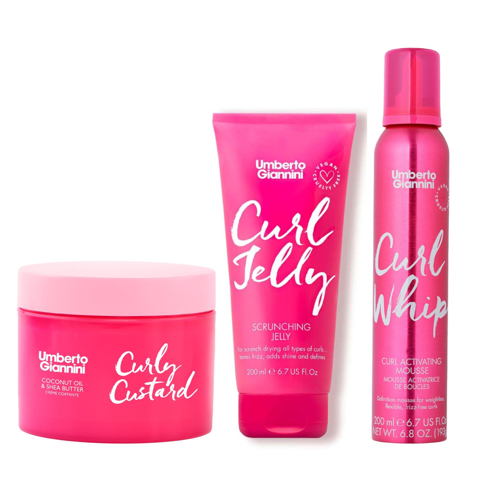 Curl Jelly Curl Jelly Custard & Curl Whip Trio