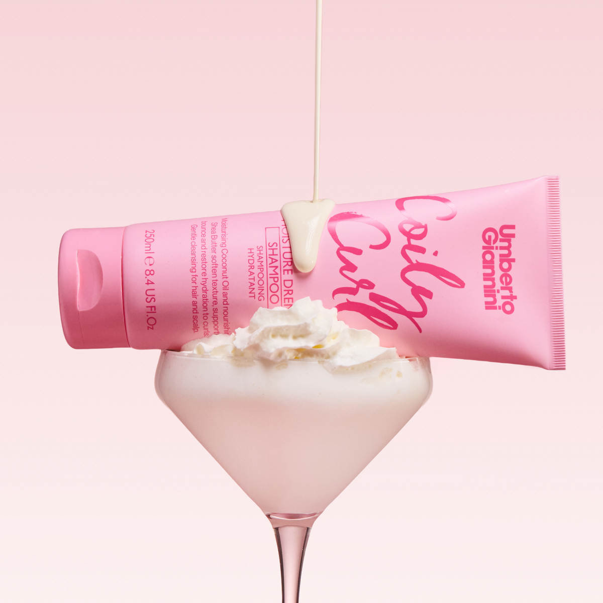 Coily Curls Moisture Drench Cleansing Shampoo for Type 4 Curly Hair
