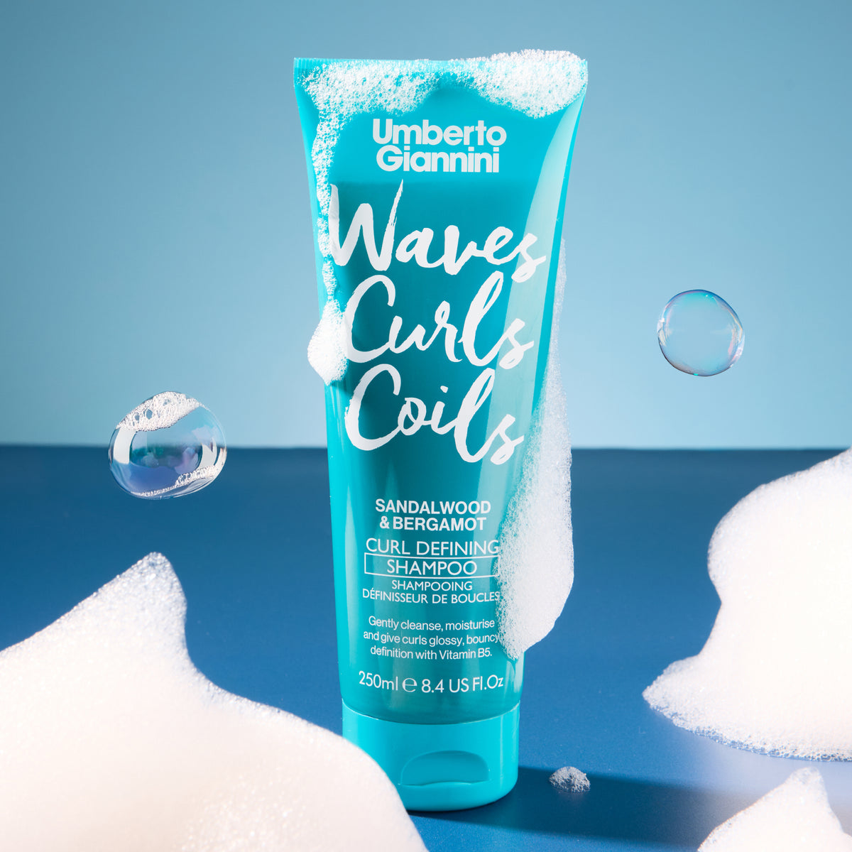 Waves Curls & Coils Wash Bergamot & Sandalwood