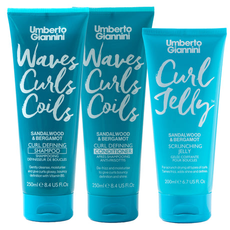 Curl Jelly Trio Bergamot & Sandalwood