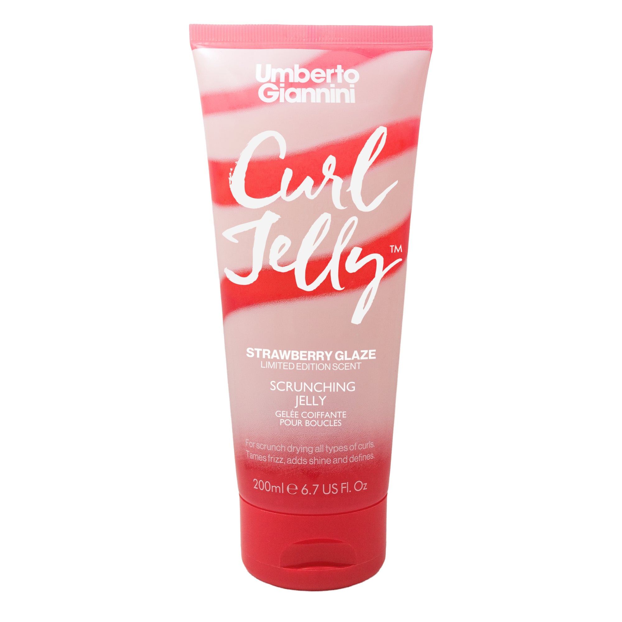 Curl Jelly Scrunching Jelly Strawberry Glaze 200ml – Umberto Giannini