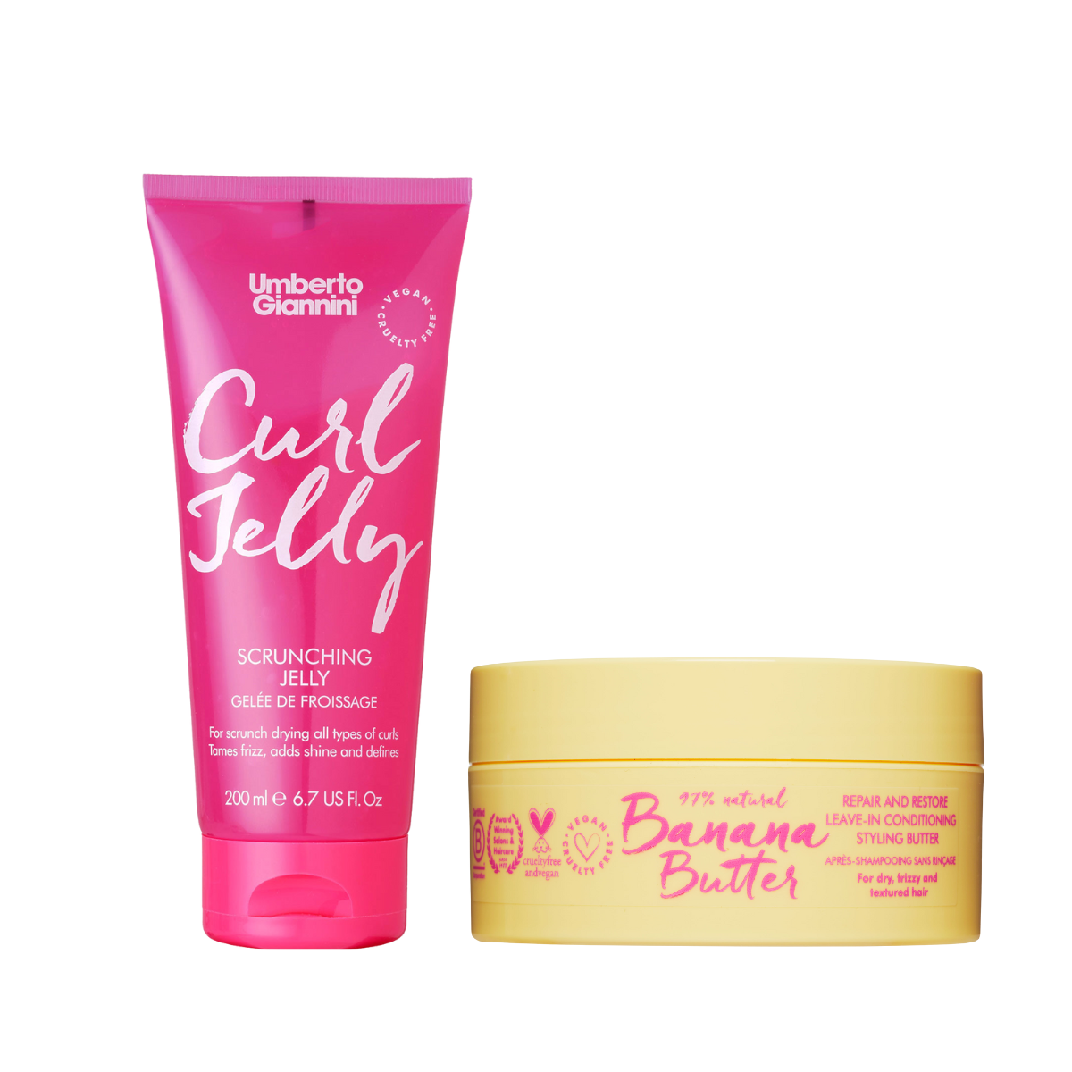 Curl Jelly Scrunching Jelly & Banana Butter Leave