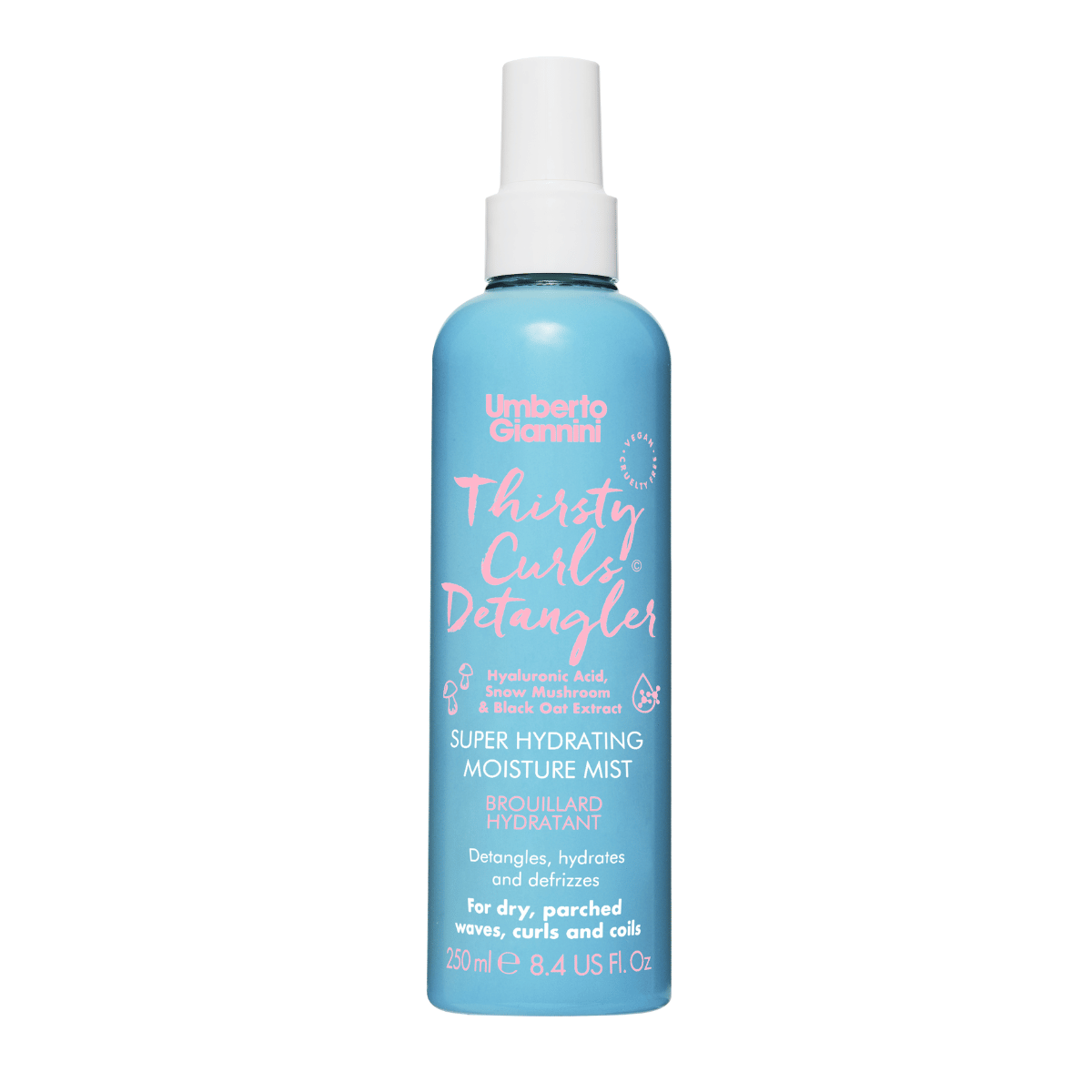Thirsty Curls Detangler Super Hydrating Moisture Mist 250ml