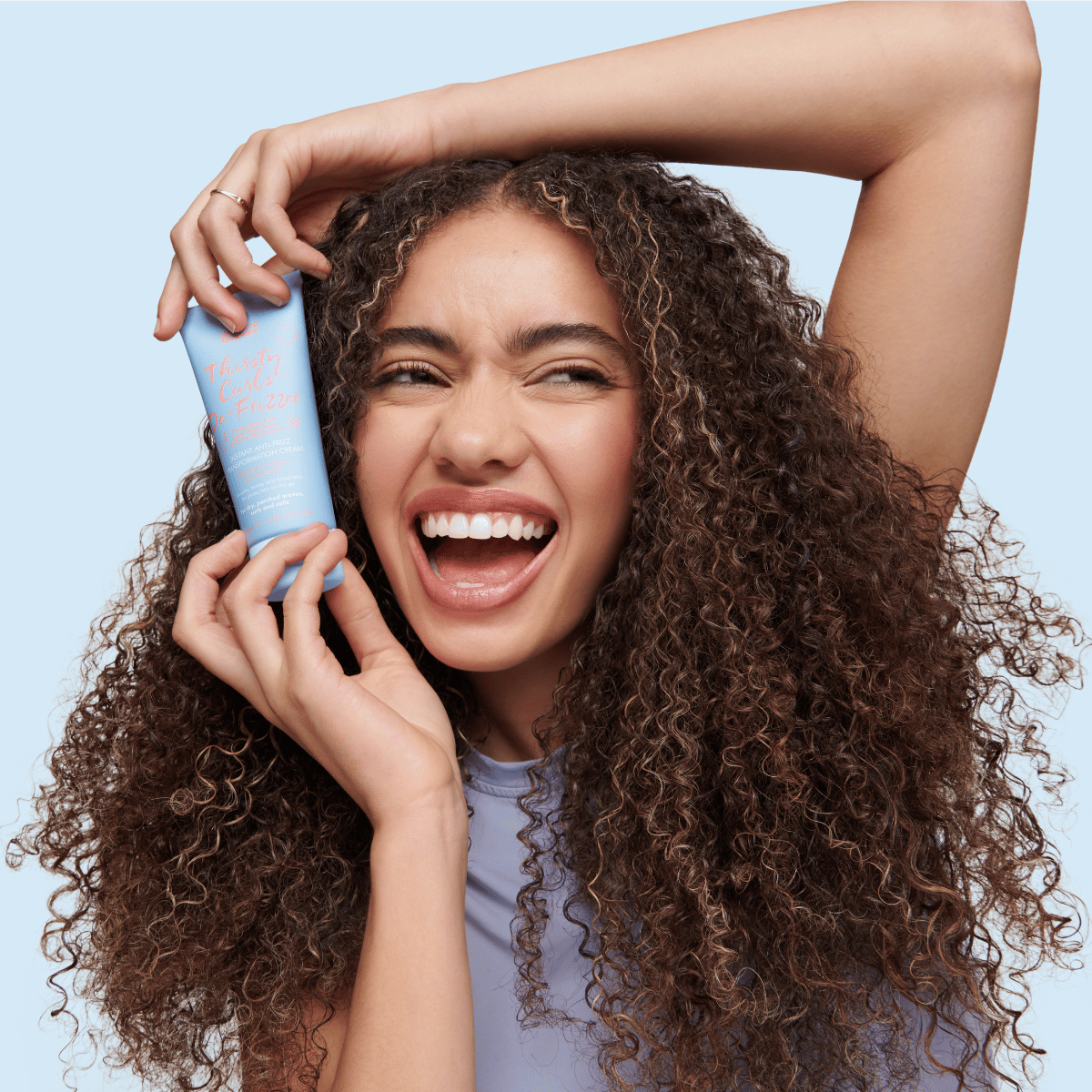 Thirsty Curls De-Frizzer Instant Anti-Frizz Transformation Cream 100ml