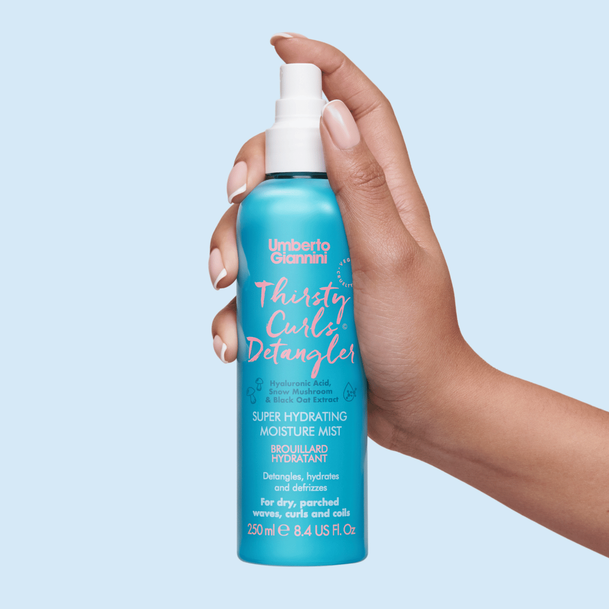 Thirsty Curls Detangler Super Hydrating Moisture Mist 250ml