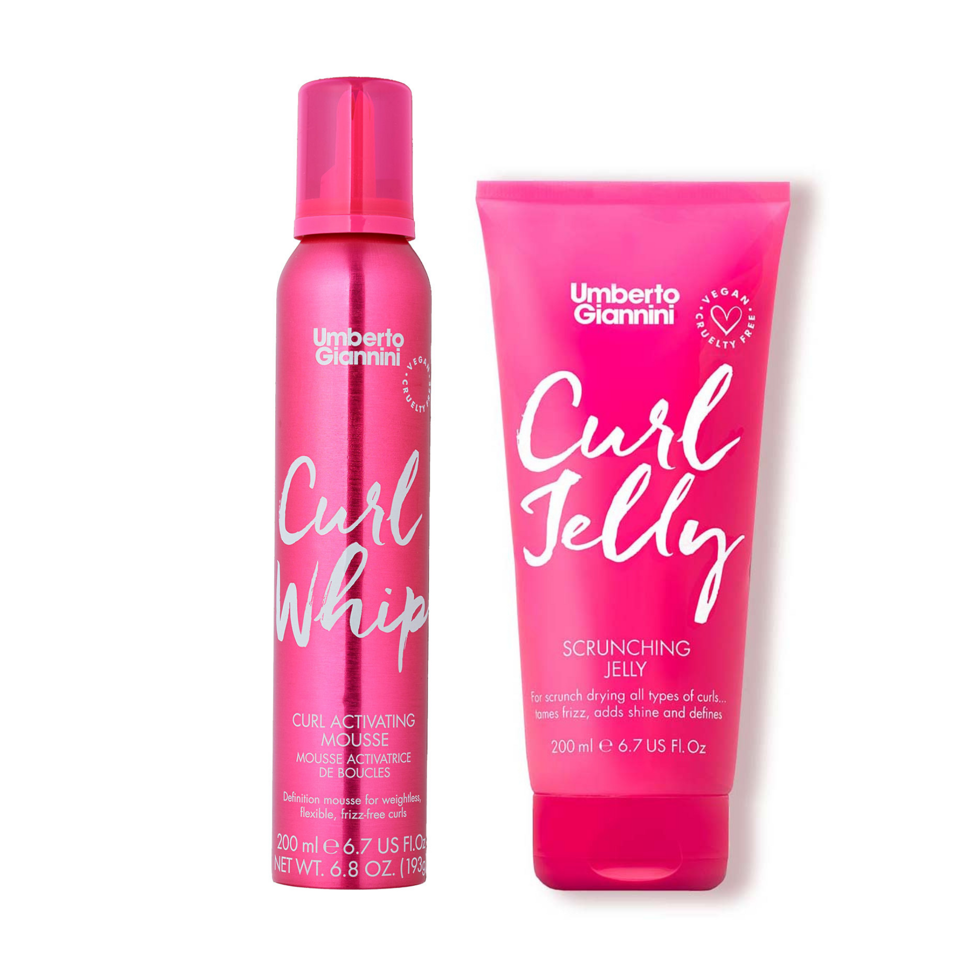 Curl Jelly Scrunching Jelly & Curl Whip Mousse