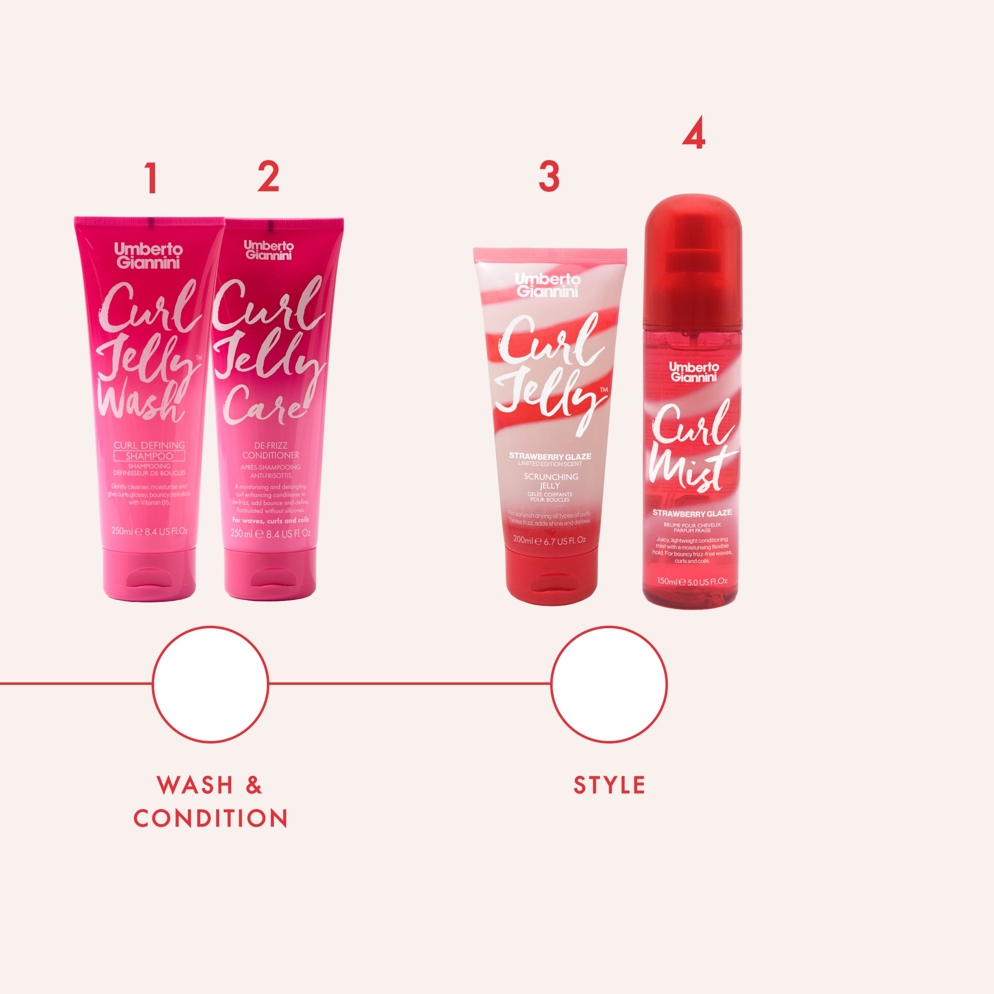 Curl Jelly Strawberry Glaze Curl Mist 150ml – Umberto Giannini