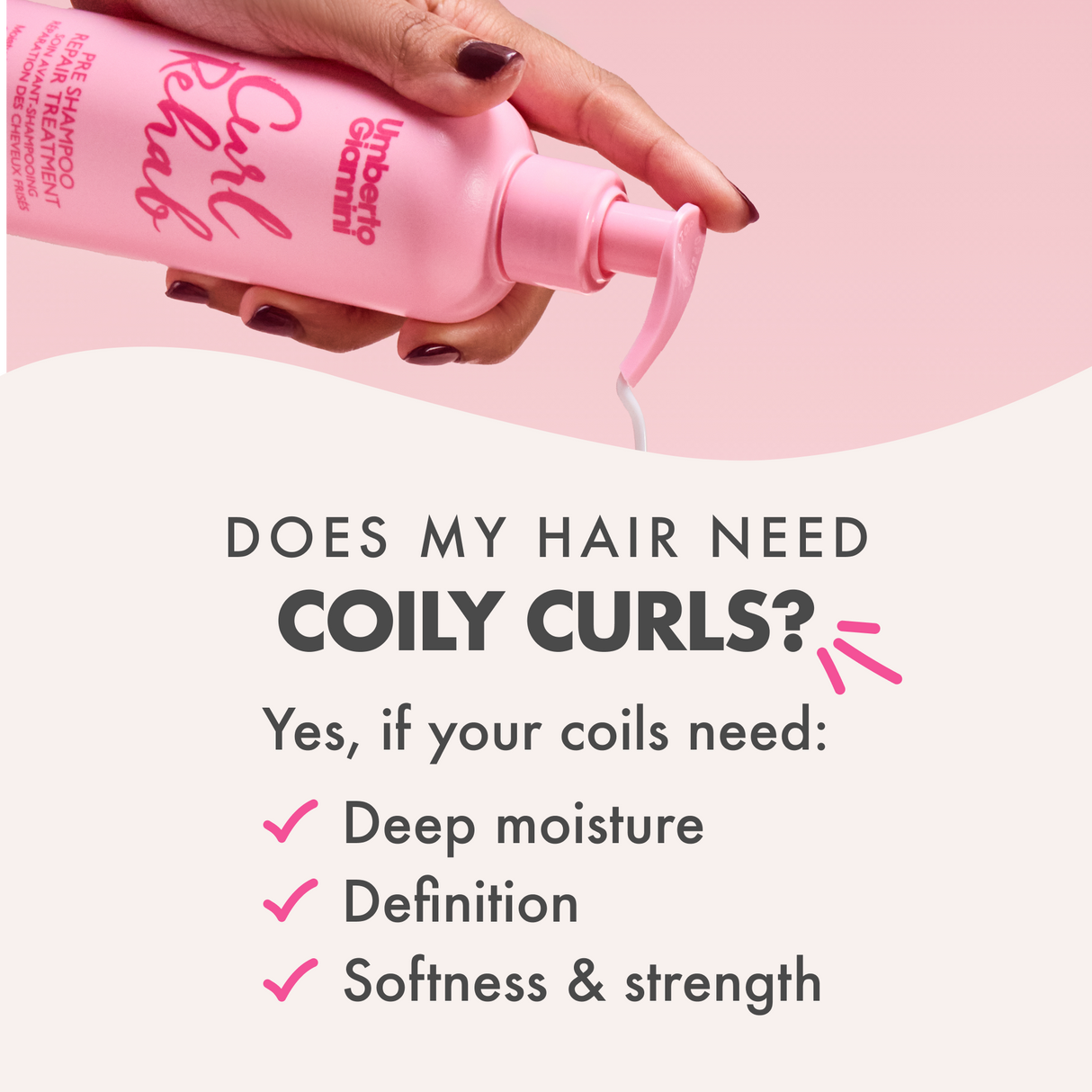 Coily Curls Curl Rehab Pre Shampoo Repair Treatment 250ml