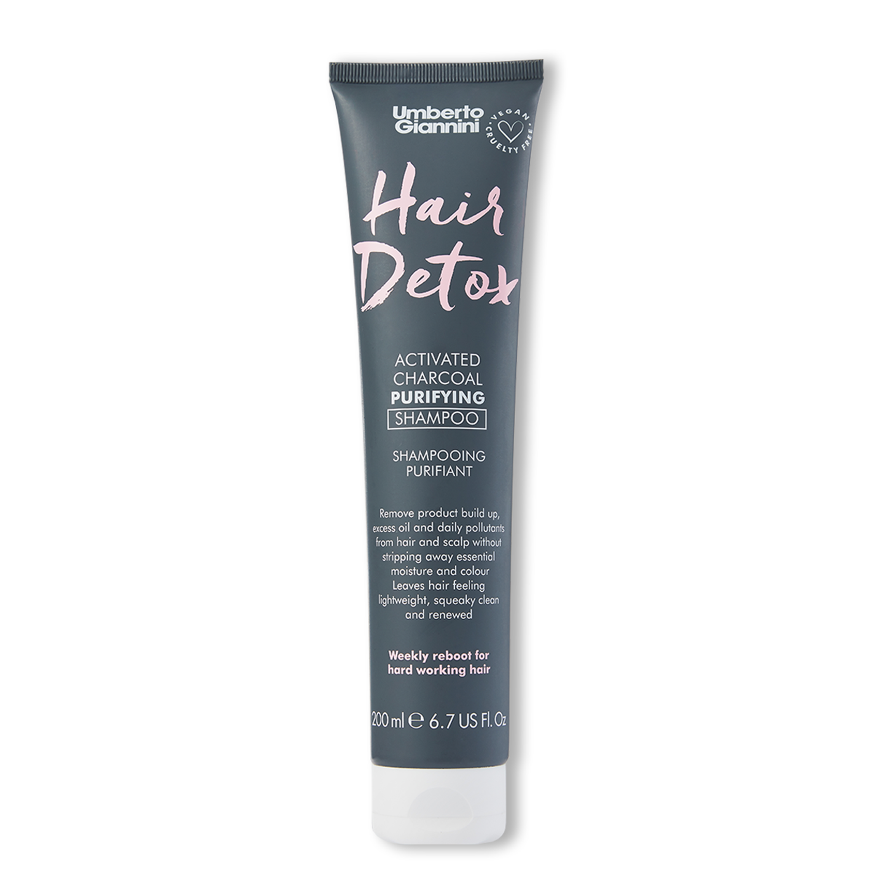 Hair Detox Activated Charcoal Purifying Shampoo