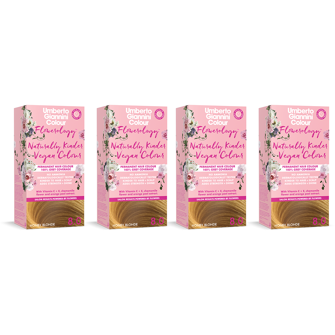 Flowerology Vegan Colour Bundle Honey Blonde 8.0